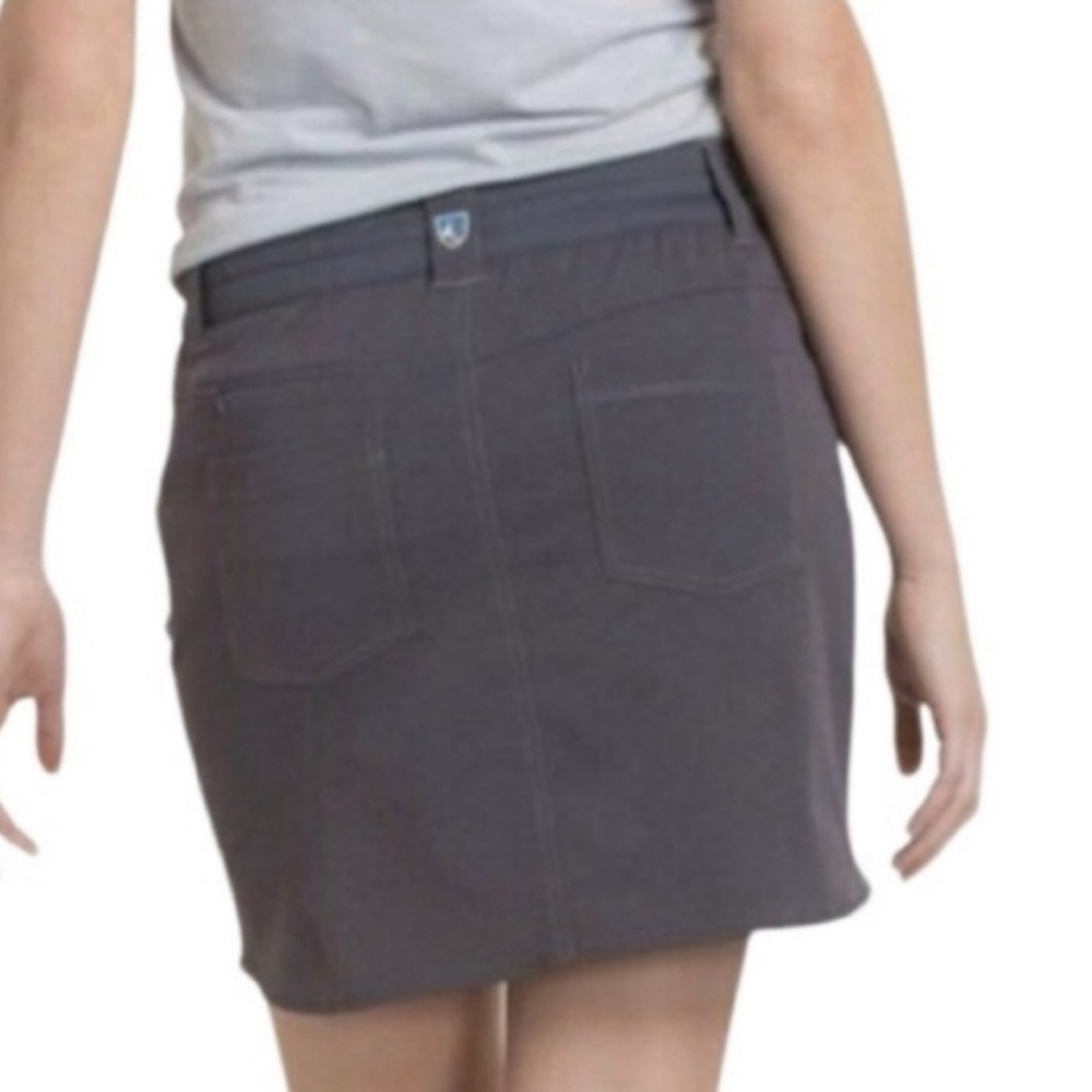 KUHL Stratus Skort Shorts Women Pmus Size 18W Casual Outdoors Lightweight Gray - Picture 15 of 15